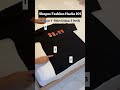 Cara Melipat Baju 3 Detik