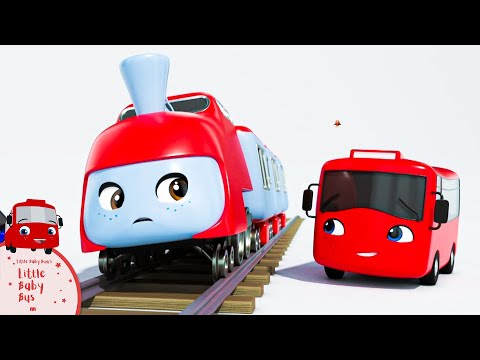Buster And The Sleepy Train | Red Buster | bus anime | fun kids show