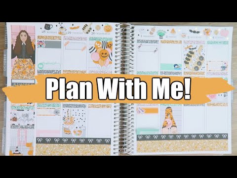 Plan With Me! Trick or Treats | BeaYOUtiful Planning + Print Petticoat Bandit printable