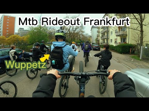 Episches Mtb Rideout durch Frankfurt