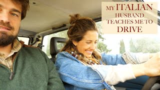 MY ITALIAN HUSBAND TEACHES ME TO DRIVE (Italian w English subtitles)