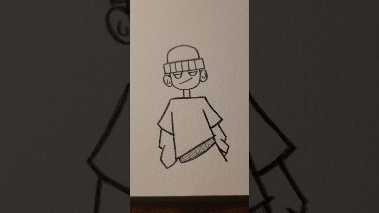 how to draw a simple character #drawings #desenho #draw #sketch #tutorial #drawing