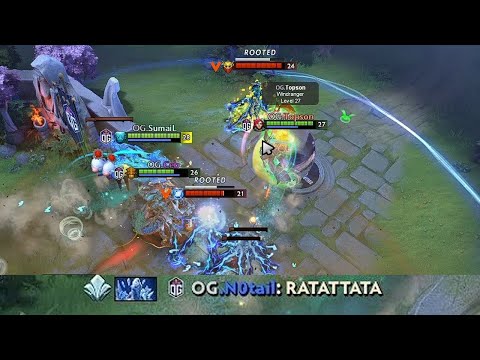 N0tail typed 'RATATTATA' after he ran out of Voice lines vs VP!