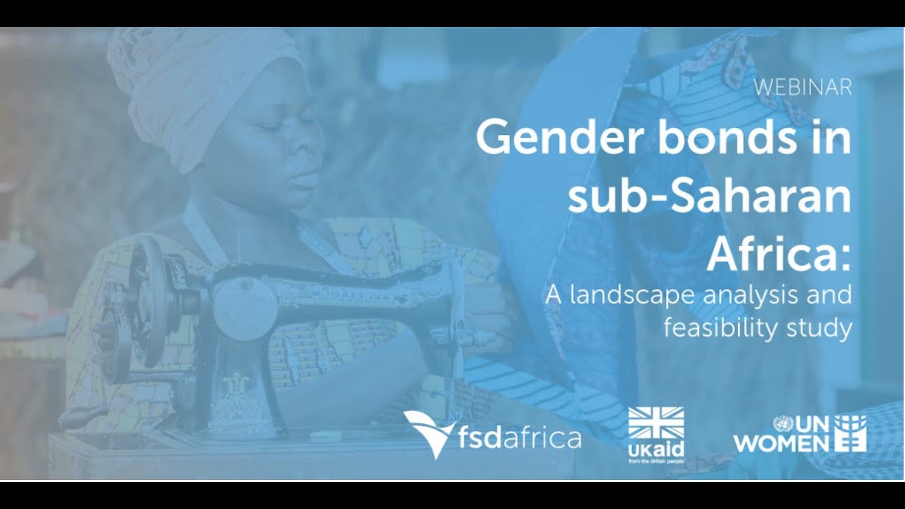 WEBINAR: Gender bonds in sub-Saharan Africa: A landscape analysis and feasibility study (part 1)