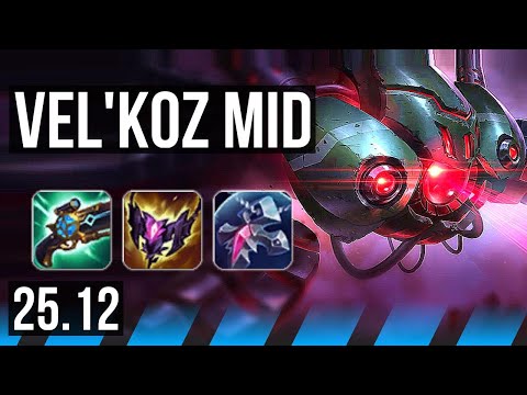 VEL'KOZ vs GALIO (MID) | EUW Master | 25.12