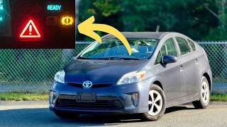 Red Triangle with exclamation point in Toyota Prius: Reasons