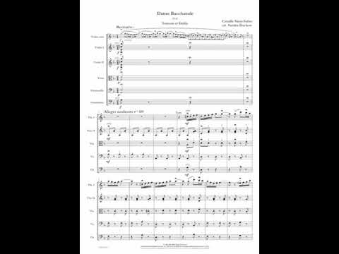 Danse Bacchanale Arranged by Sandra Dackow