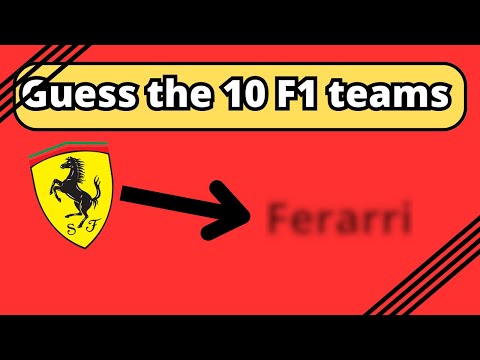 Guess the F1 teams by their logos!