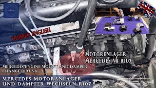 Wymiana Poduszek Silnika Mercedes R107 M117 V8