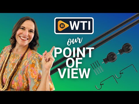 Ivilon Curtain Rod with Ball Finials - WTI product video review