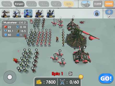 Epic Battle Simulator 2  -  Epic Level 1 (how to complete)