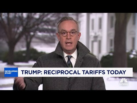 Trump: Reciprocal tariffs to be announced today