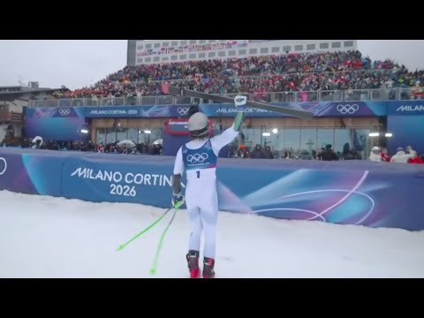 Lucas Pinheiro Braathen Brazil 1st Gold Medal Alpine Skiing Men's Giant Slalomat Winter Olympic 2026