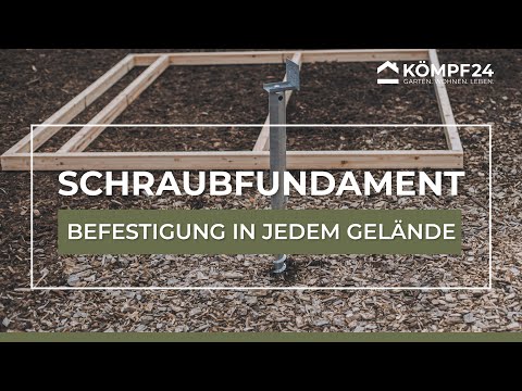 , title : 'Schraubfundament fürs Gartenhaus - Die elegante Fundamentlösung'