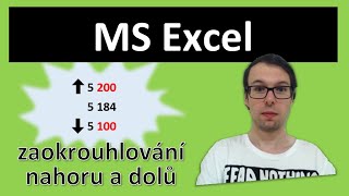 Excel: zaokrouhlení nahoru a dolů