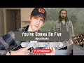 How To Play You're Gonna Go Far by Noah Kahan on Guitar! Playthrough