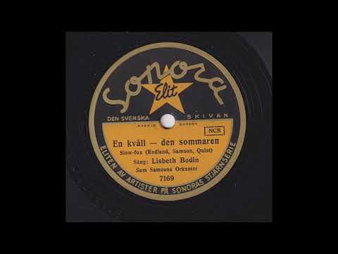LISBETH BODIN - EN KVÄLL DEN SOMMAREN
