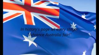 Australian National Anthem - &quot;Advance Australia Fair&quot; (EN)