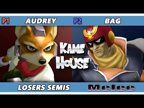 Kame House 118 LOSERS SEMIS - audrey (Fox) Vs. bag (Captain Falcon) Smash Melee - SSBM
