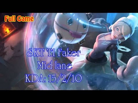 Full Game: SKT T1 Faker - Orianna vs Malzahar - ROX Cry