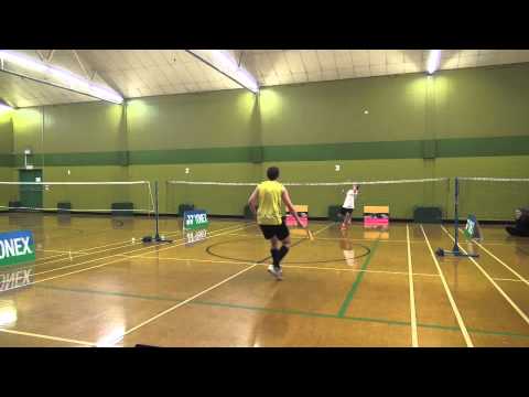 Ben Muir vs Kelvin Latimer -Mens Singles Badminton Final