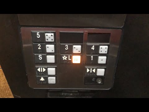 Otis Traction Auxiliary Elevator @ Hotel Roanoke - Roanoke, VA.