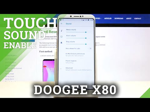 How to Enable Touch Sounds on DOOGEE X80 - Manage System Clicks