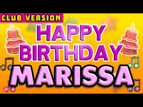 Happy Birthday MARISSA | POP Version 2 | The Perfect POP Birthday Song for MARISSA | CLUB VERSION