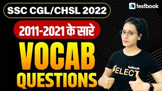 SSC Vocabulary Previous Year Questions | Last 10 Year Vocab | English for SSC CGL/CHSL |Ananya Ma'am