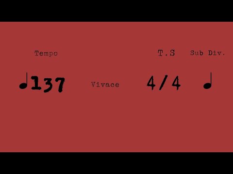 METRONOME - 137 BPM VIVACE