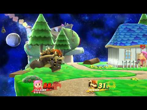 smash 4 venus - psy(bowser) vs alpha(villager)