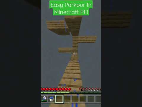 SolvingStraw - Easy Parkour In Minecraft PE 😯 | #shorts #minecraft #gaming #viral