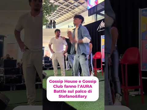 Aura Battle tra Gossip House e Gossip Club sul palco di Stefano e Ilary! #shorts #gossiphouse