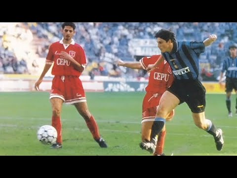Inter-Perugia 1:0, 1996/97 - INTER TV (serpentina di Javier Zanetti)