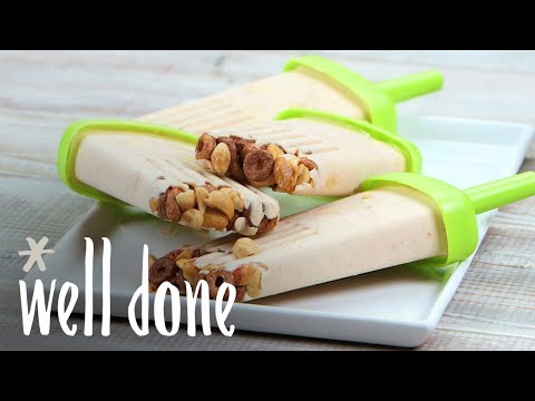 How To Make Peanut Butter Banana Breakfast Pops | Recipe | Well Done