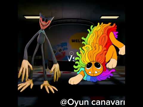 Nightmare huggy wuggy vs All Poppy playtime Chapter 1 2 3 4 #Nightmarehuggywuggy #Poppyplaytime