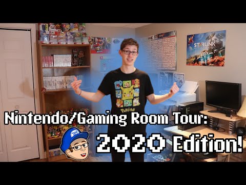 Nintendo/Gaming Room Tour: 2020 Edition! | TheNathan709