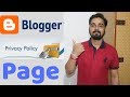 How to Create and Generate Privacy Policy Page on Blogger? ( HINDI ) How to Create and Generate Privacy Policy Page on Blogger? ( HINDI )