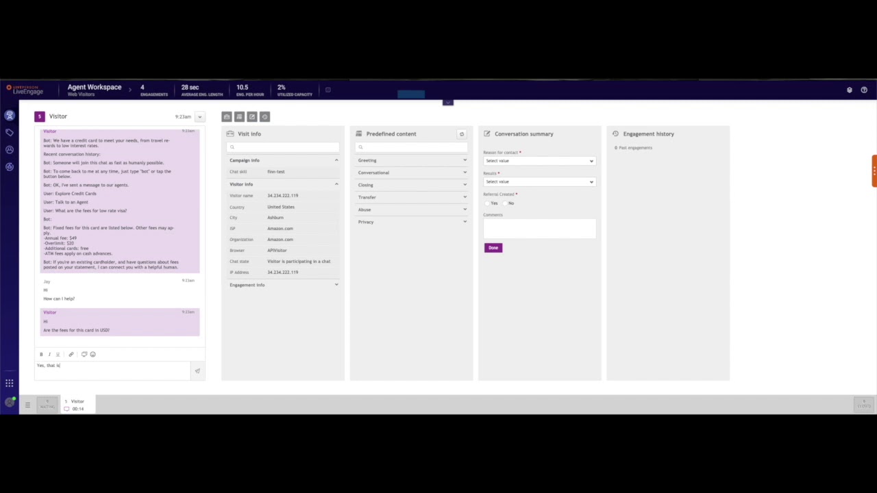 LivePerson tutorial