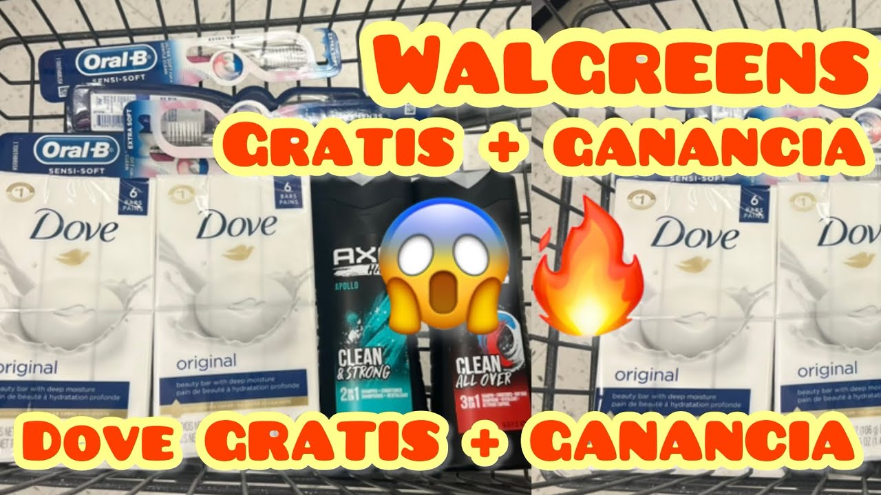 Walgreens🔥🔥BARRAS DE DOVE GRATIS MÁS GANANCIA 🏃🏽‍♂️🏃🏽‍♂️🔥🔥