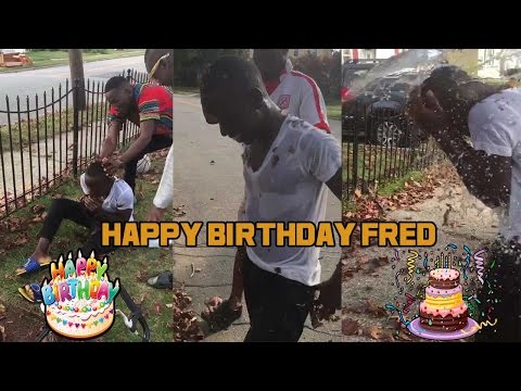 Triplets Ghetto Kids Celebrate Fred's birthday in style  😂😂😂 (USA 2016)