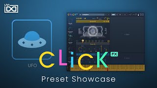 Video thumbnail for UVI Click - Preset showcase (Foley - Sound Design - Music) by UVI