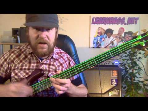 Open string strummed lick! :  A Bass lesson everyday # 229