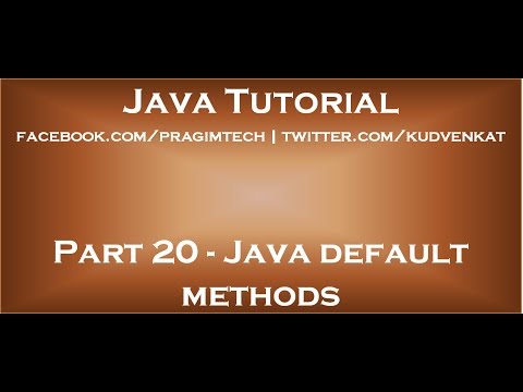 Java default method