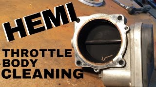 HEMI THROTTLE BODY CLEANING | Chrysler Dodge Ram and Jeep