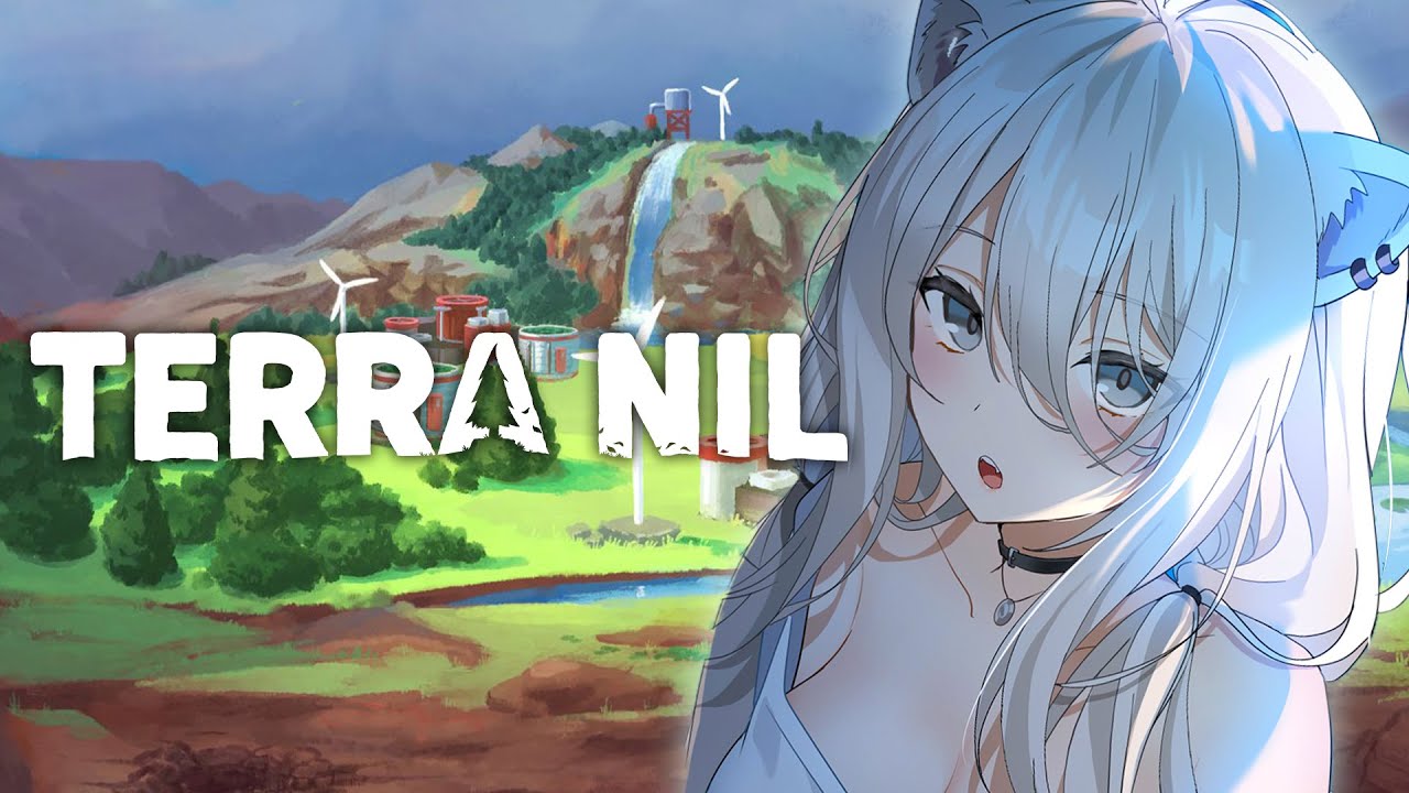 【Terra Nil】死んだ大地を自然に戻すぞい！環境復元シムゲーム【獅白ぼたん/ホロライブ】