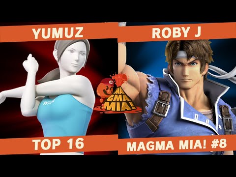 Roby J (Richter) vs Yumuz (Wii Fit Trainer) - TOP 16 - MAGMA MIA! #8