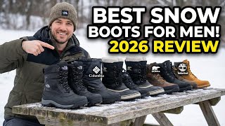 6 Best Men’s Snow Boots 2026: Warmth, Grip, & Waterproof