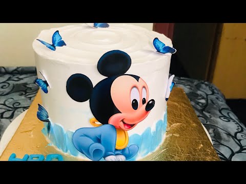 Full tutorial of customised cake with layering and icing