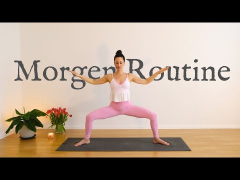 Morning Routine - Pranayama & Asana | 35min | All Levels | Swiss German  [ 4K ]